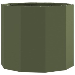 Jardinière Vert olive 60 x 60 x 50 cm Acier 554693554693