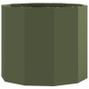 Jardinière Vert olive 60 x 60 x 50 cm Acier 554693554693