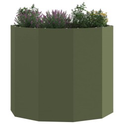 Jardinière Vert olive 60 x 60 x 50 cm Acier 554693554693