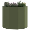 Jardinière Vert olive 60 x 60 x 50 cm Acier 554693554693