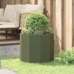 Jardinière Vert olive 60 x 60 x 50 cm Acier 554693554693