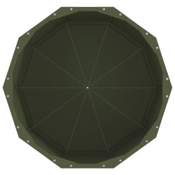 Jardinière Vert olive 60 x 60 x 50 cm Acier 554693554693