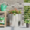 Jardinière Argent 60 x 30 x 50 cm Acier inoxydable 554697554697