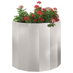 Jardinière Argent 60 x 30 x 50 cm Acier inoxydable 554697554697