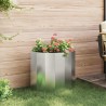Jardinière Argent 60 x 30 x 50 cm Acier inoxydable 554697554697