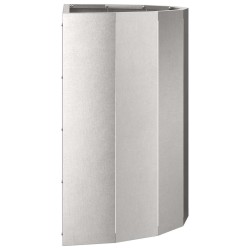 Jardinière Argent 60 x 30 x 50 cm Acier inoxydable 554697554697
