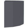 Jardinière Anthracite 90 x 45 x 50 cm Acier 554698554698
