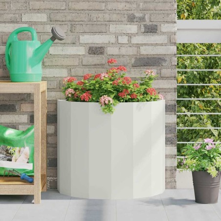 Jardinière Blanc 60 x 30 x 50 cm Acier 554701554701