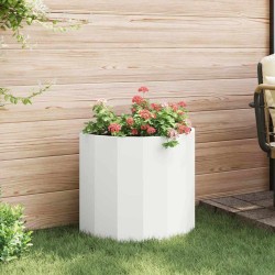 Jardinière Blanc 60 x 30 x 50 cm Acier 554701554701