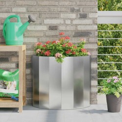 Jardinière Argent 60 x 30 x 50 cm Acier galvanisé 554702554702