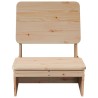 Chaises de jardin lot de 2 60x64x70,5 cm bois massif de pin 554703554703