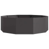 Jardinière Noir 120 x 120 x 35 cm Acier 554705554705