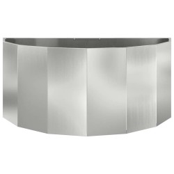 Jardinière Argent 120 x 60 x 50 cm Acier galvanisé 554706554706