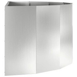 Jardinière Argent 120 x 60 x 50 cm Acier galvanisé 554706554706