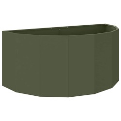 Jardinière Vert olive 120 x 60 x 50 cm Acier 554707554707