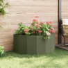 Jardinière Vert olive 120 x 60 x 50 cm Acier 554707554707