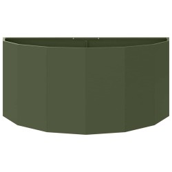 Jardinière Vert olive 120 x 60 x 50 cm Acier 554707554707