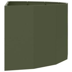 Jardinière Vert olive 120 x 60 x 50 cm Acier 554707554707
