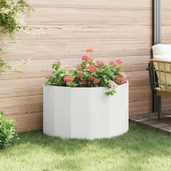 Jardinière Blanc 90 x 45 x 50 cm Acier 554709554709