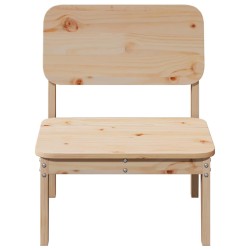 Chaise de jardin 60x52,5x72 cm bois de pin massif 554712554712