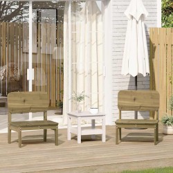 Chaises de jardin lot de 2 cire marron 60x52,5x72 cm 554715554715
