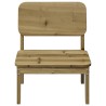Chaises de jardin lot de 2 cire marron 60x52,5x72 cm 554715554715