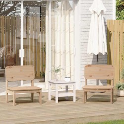 Chaises de jardin lot de 2 60x52,5x72 cm bois massif de pin 554719554719