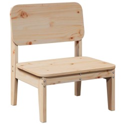 Chaises de jardin lot de 2 60x52,5x72 cm bois massif de pin 554719554719