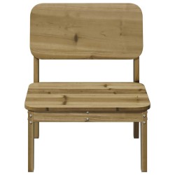 Chaise de jardin 60x52,5x72 cm bois de pin imprégné 554720554720