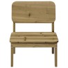 Chaise de jardin 60x52,5x72 cm bois de pin imprégné 554720554720