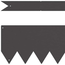 Bordure de Pelouse 50 pcs Noir 100 x 0,05 x 15 cm 554724554724