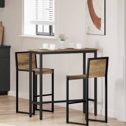 table Chêne artisanal 100 x 40 x 100,5 cm 554727554727