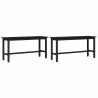 Banc de salle à manger 2 pcs Chêne noir 100 x 32,5 x 48,5 cm 554728554728