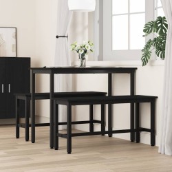 Banc de salle à manger 2 pcs Chêne noir 100 x 32,5 x 48,5 cm 554728554728