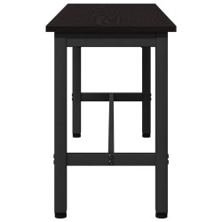Banc de salle à manger 2 pcs Chêne noir 100 x 32,5 x 48,5 cm 554728554728