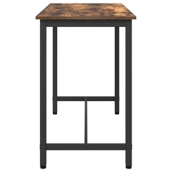 table Chêne fumé 100 x 50 x 76,5 cm Bois d'ingénierie et acier 554729554729