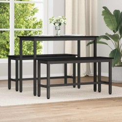 Banc de salle à manger Chêne noir 100 x 32,5 x 48,5 cm 554739554739