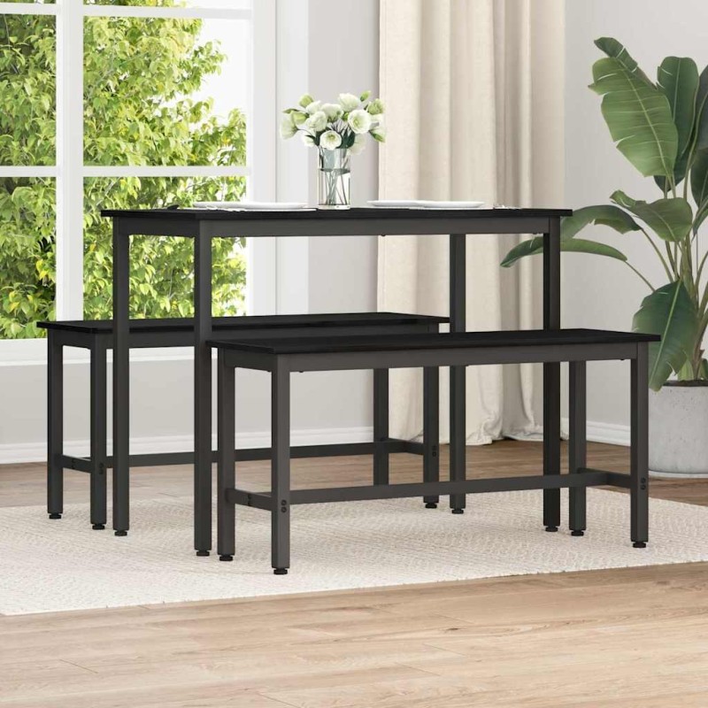 Banc de salle à manger Chêne noir 100 x 32,5 x 48,5 cm 554739554739