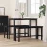 Banc de salle à manger Chêne noir 100 x 32,5 x 48,5 cm 554739554739