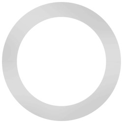 adapté pour anneau d'arbre plat Argent Ø90 / 120 cm 554743554743