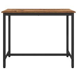 table Bois ancien 100 x 50 x 76,5 cm Bois d'ingénierie et acier 554749554749