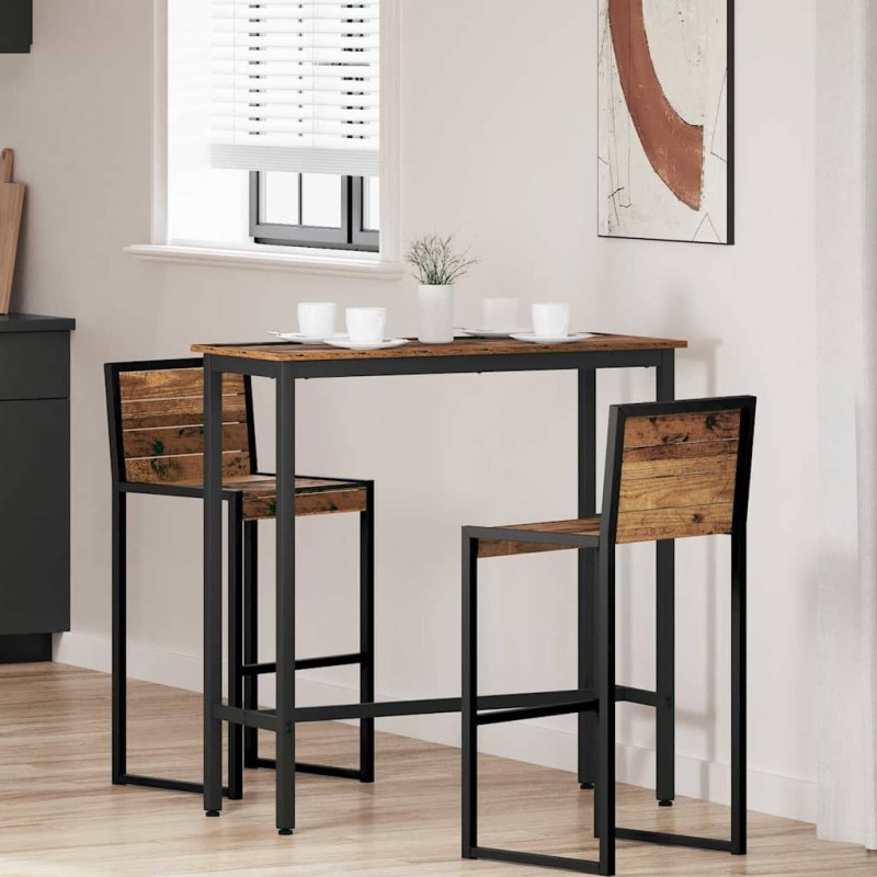 table Bois ancien 100 x 40 x 100,5 cm 554752554752