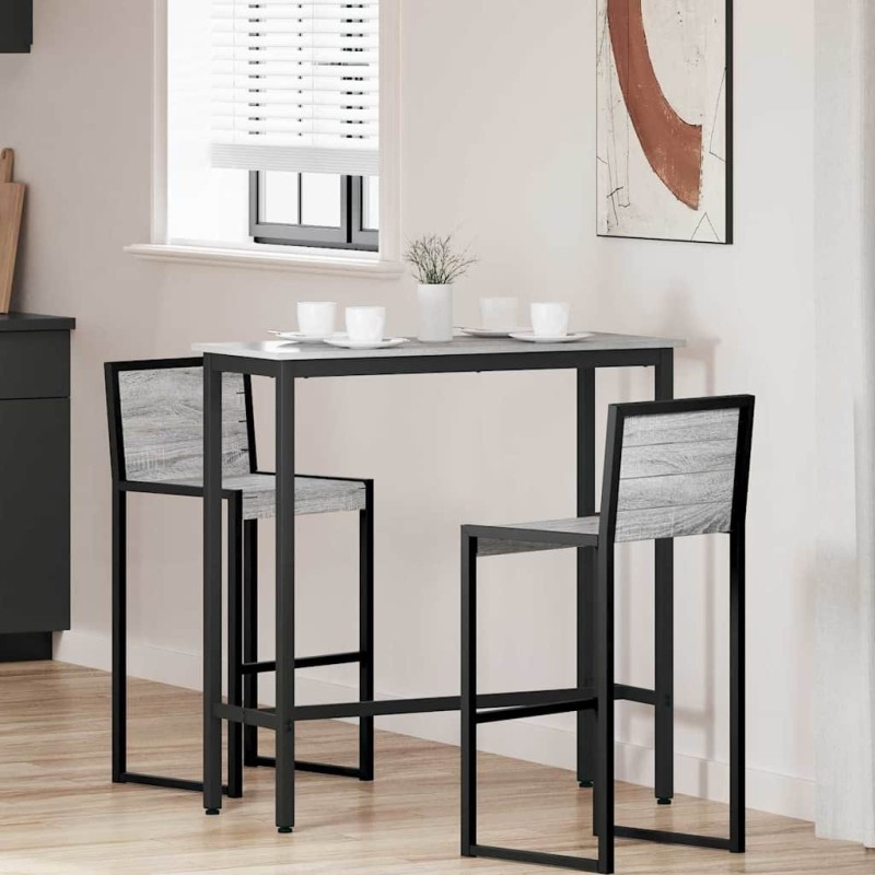 table Gris Sonoma 100 x 40 x 100,5 cm 554753554753