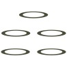 adapté pour anneaux d'arbre plats 5 pcs Vert olive Ø90 / 120 cm 554754554754