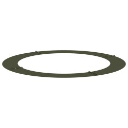 adapté pour anneaux d'arbre plats 5 pcs Vert olive Ø90 / 120 cm 554754554754