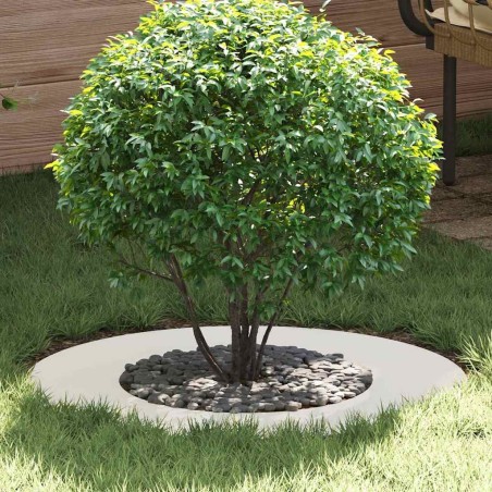 adapté pour anneau d'arbre plat Blanc Ø40 / 70 cm Acier 554755554755