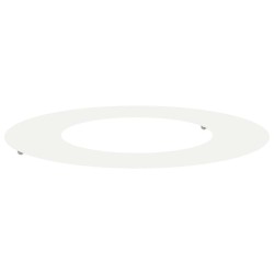 adapté pour anneau d'arbre plat Blanc Ø40 / 70 cm Acier 554755554755
