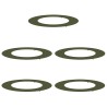 adapté pour anneaux d'arbre plats 5 pcs Vert olive Ø50 / 80 cm 554764554764