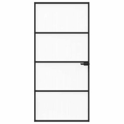 Porte de maison 93 x 201,5 x 3,5 cm Aluminium et Verre Trempé 554766554766