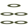 adapté pour anneaux d'arbre plats 5 pcs Vert olive Ø40 / 70 cm 554769554769